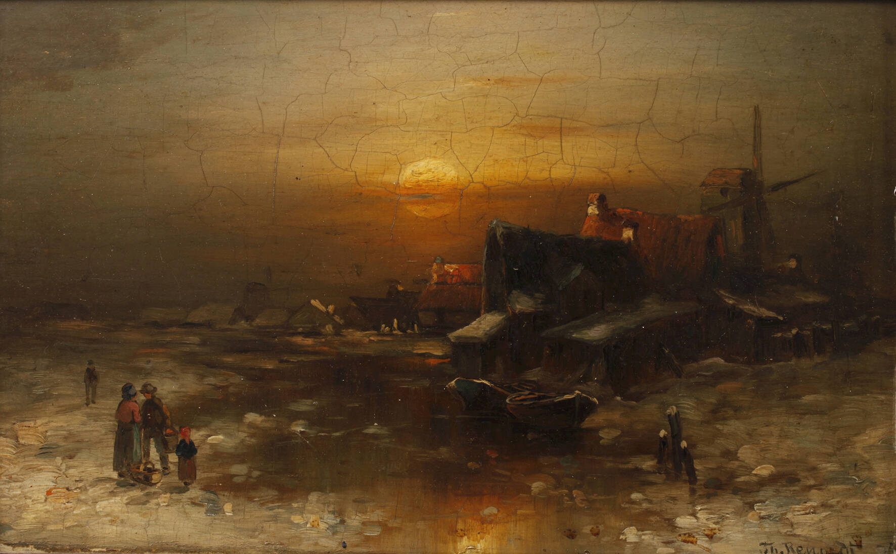 Th. Renardt, Winterabend