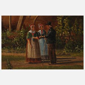 Heinrich Schübeler Senior, Sommerliche Dorfansicht