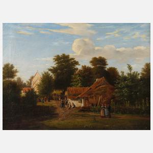 Heinrich Schübeler Senior, Sommerliche Dorfansicht