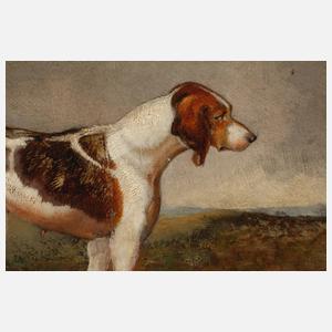 I. H. Smith, Jagdhund in weiter Landschaft