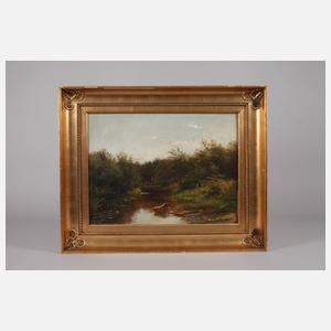 H. Trolle, Sommer am Teich