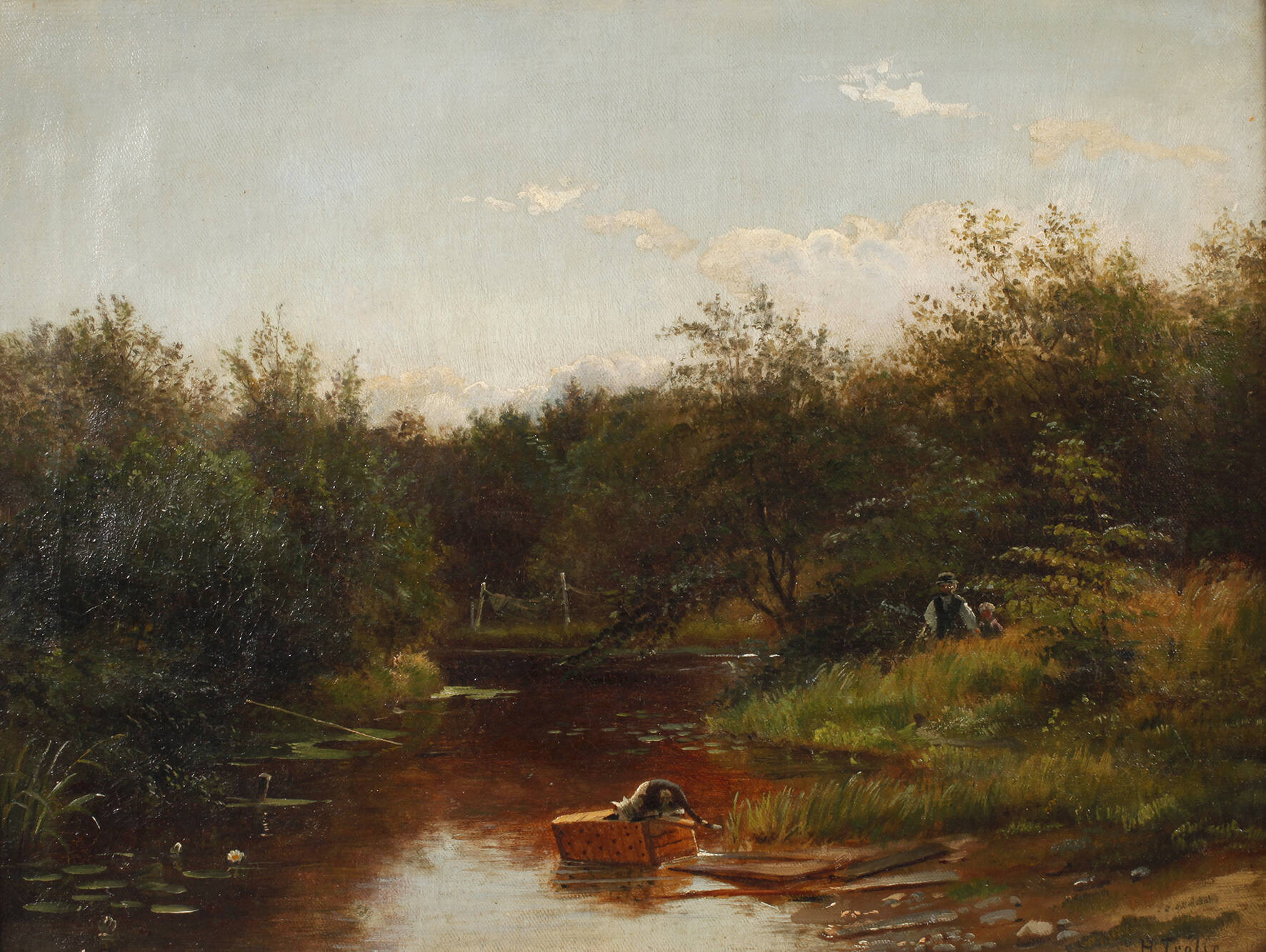 H. Trolle, Sommer am Teich