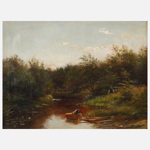 H. Trolle, Sommer am Teich