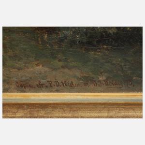 Weidig, Norwegische Landschaft mit Rentieren