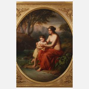 Julius Weyde, "Vor dem Bade"