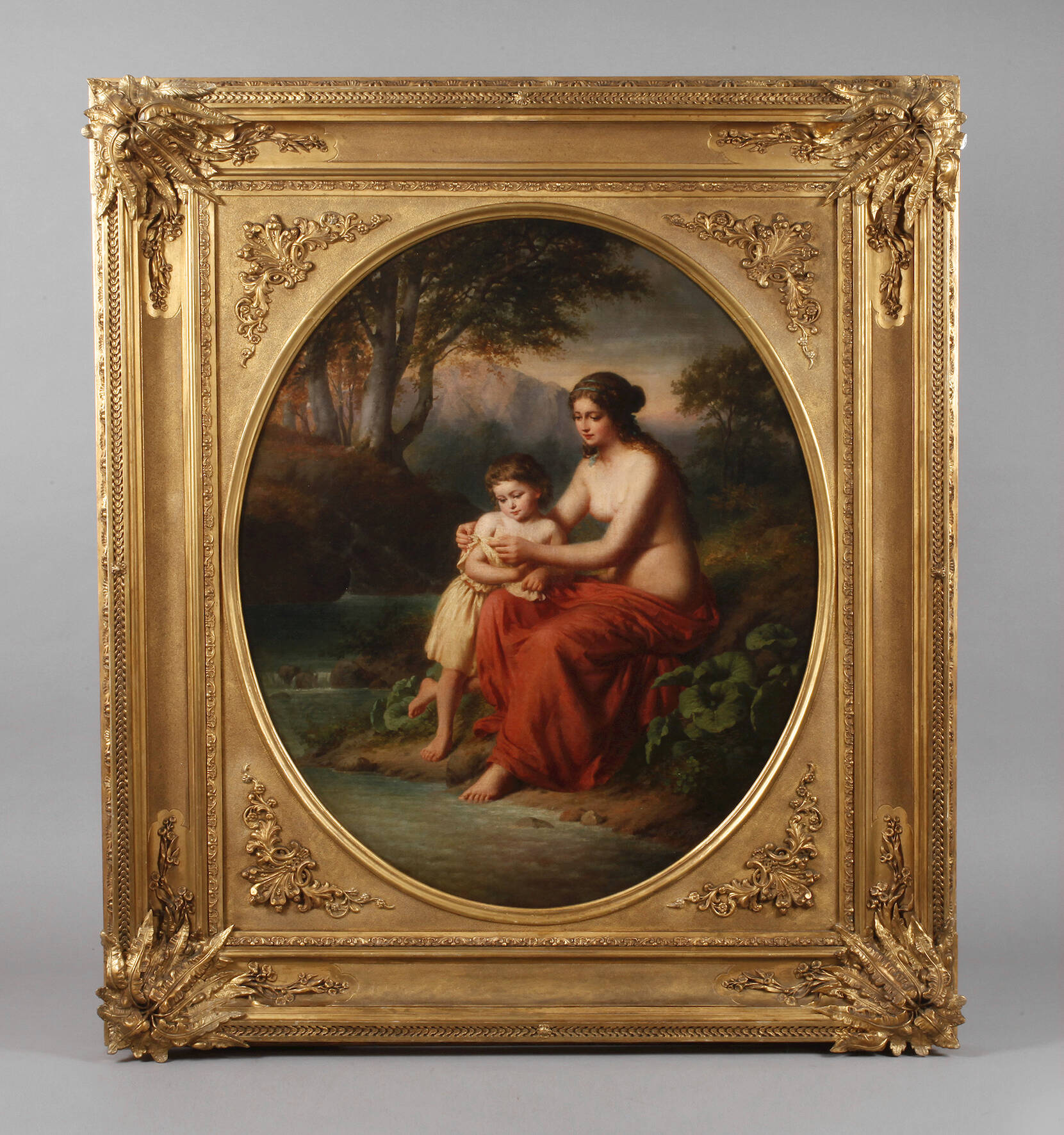 Julius Weyde, "Vor dem Bade"