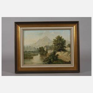 B. Wijn, Morgendliche Flussaue