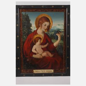 Triptychon mit Traubenmadonna