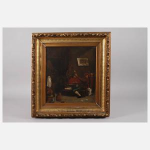 Holländische Trinkszene