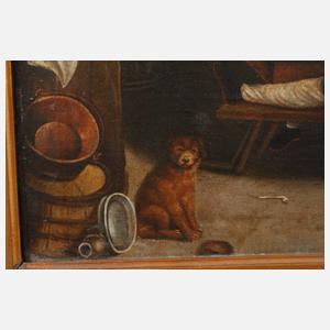 Holländische Trinkszene