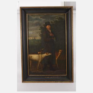 J. D. Meese, Eleganter Herr mit Windhunden