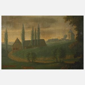 J. D. Meese, Eleganter Herr mit Windhunden