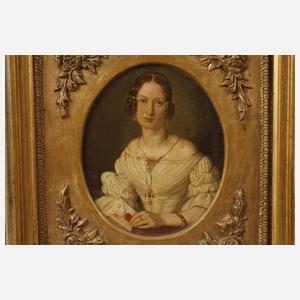 Paar Biedermeierportraits