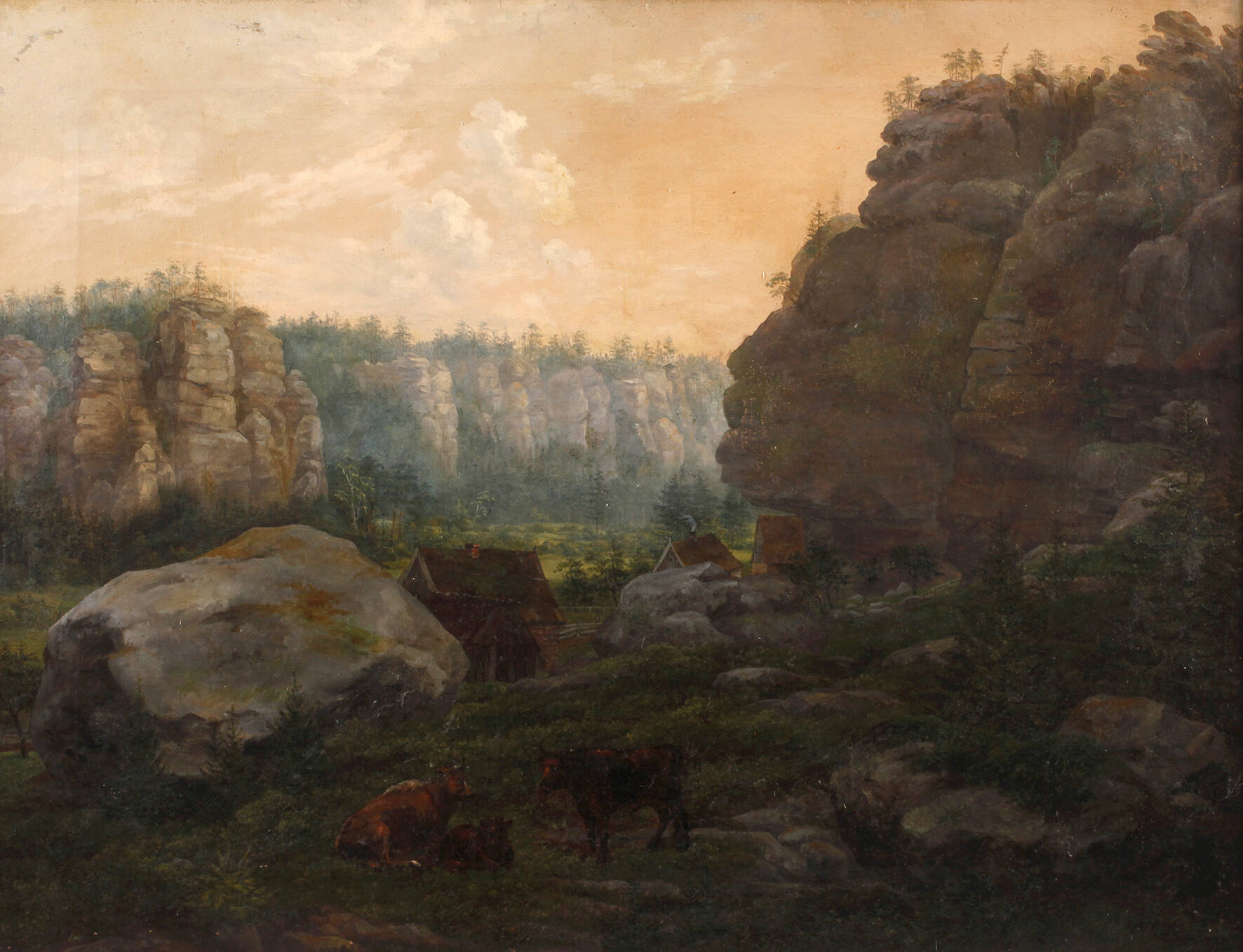 Bukolische Landschaft