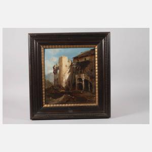 Südländisches Landhaus mit Ruine