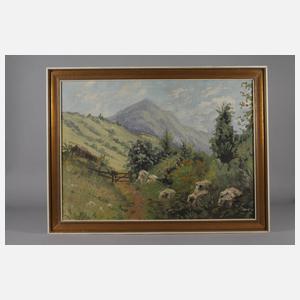 Ludwig von Andok, Weg in Gebirgslandschaft