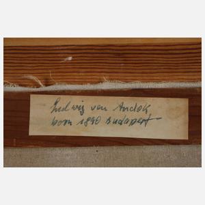 Ludwig von Andok, Weg in Gebirgslandschaft