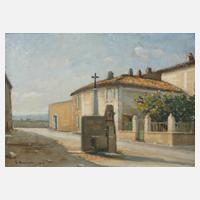 Gaston Barbantan, Brunnen auf dem Dorfplatz111