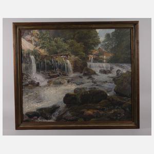 Gustav Bauer, Die Mühle am Wehr