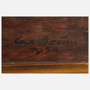 Carl Baum, pflügender Bauer