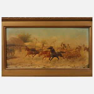 Adolf Baumgartner, jun., "Ungarischer Pferdemarkt"