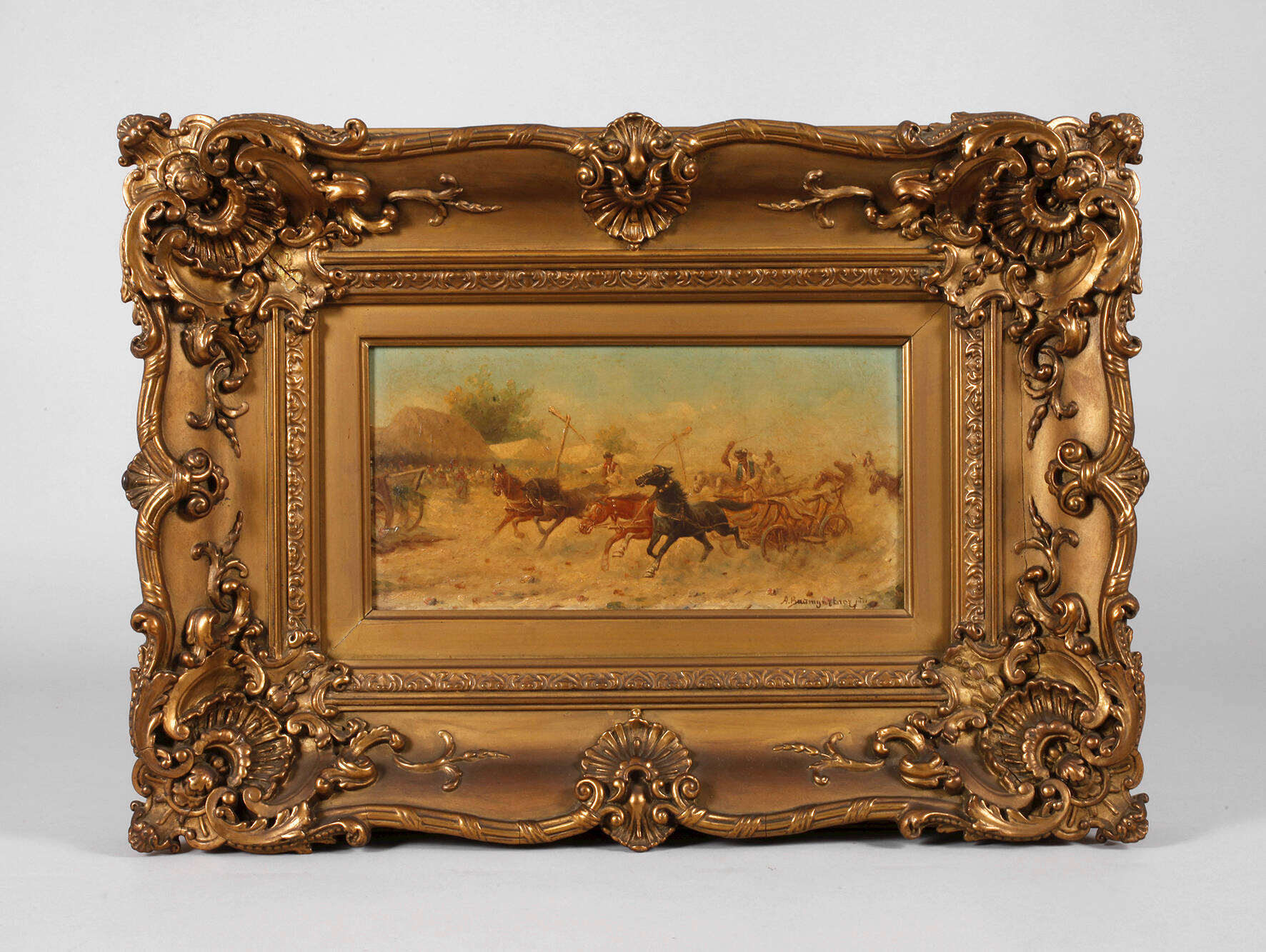 Adolf Baumgartner, jun., "Ungarischer Pferdemarkt"