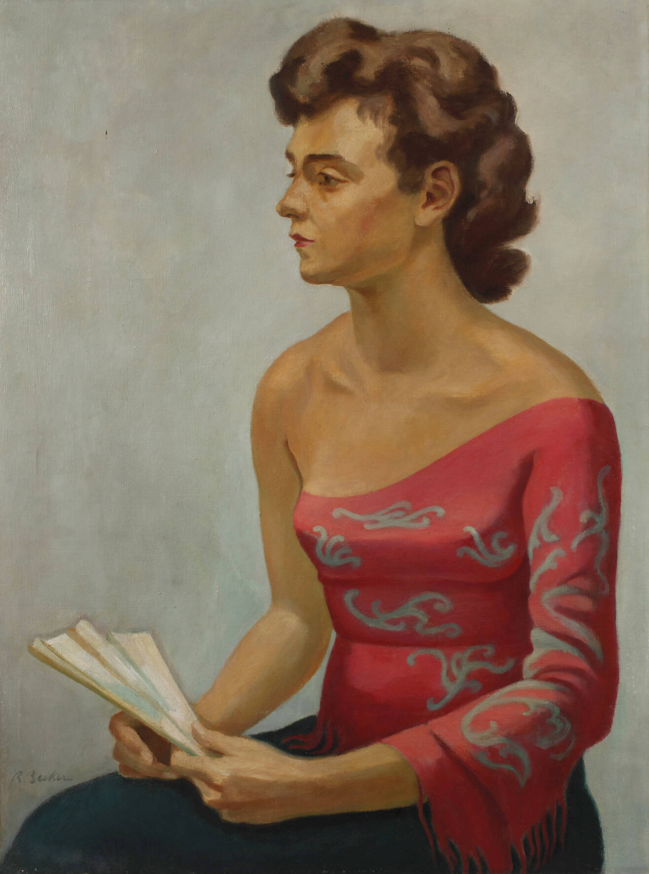 Richard Becker, Damenportrait