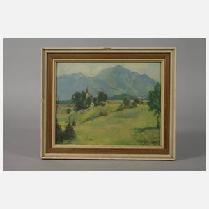 A. Berger, Oberbayerische Sommerlandschaft