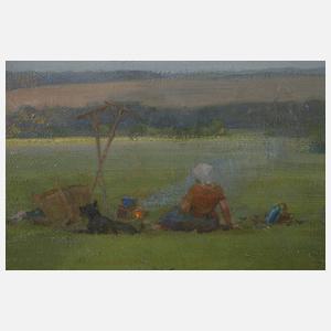 Prof. Carl Alexander Brendel, "Die letzte Heufuhre"