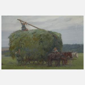 Prof. Carl Alexander Brendel, "Die letzte Heufuhre"