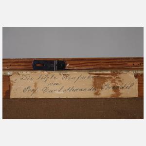 Prof. Carl Alexander Brendel, "Die letzte Heufuhre"