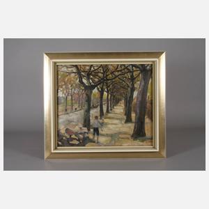 Nelly Cunow-Deetjens, Herbstliche Allee