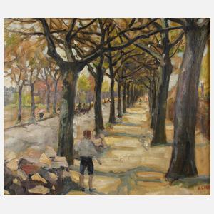 Nelly Cunow-Deetjens, Herbstliche Allee