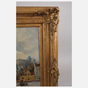 Eugen Dekkert, Fischerboote im Hafen