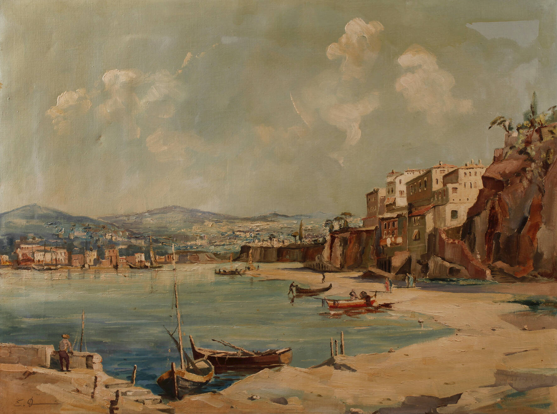 Erich Demmin, Hafen am Mittelmeer