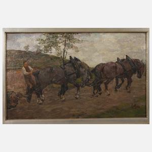 Adolf Erhorn, Beim Holzrücken