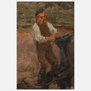 Adolf Erhorn, Beim Holzrücken