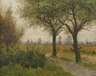 H. Fiedler, Weg in Sommerlandschaft
