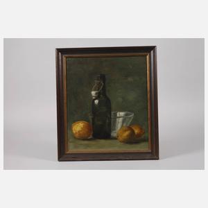 M. Fless, Stillleben mit Flasche