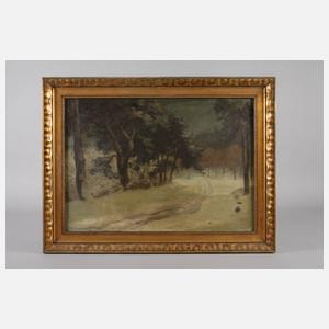 Alexander Frädrich, "Winterwald bei Goslar"