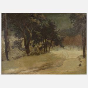 Alexander Frädrich, "Winterwald bei Goslar"