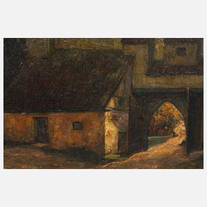 Adolf Frey-Mook, Altstadtwinkel mit Stadttor