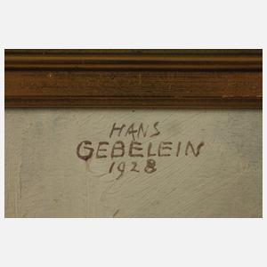 Hans Gebelein, Pfirsichzweig