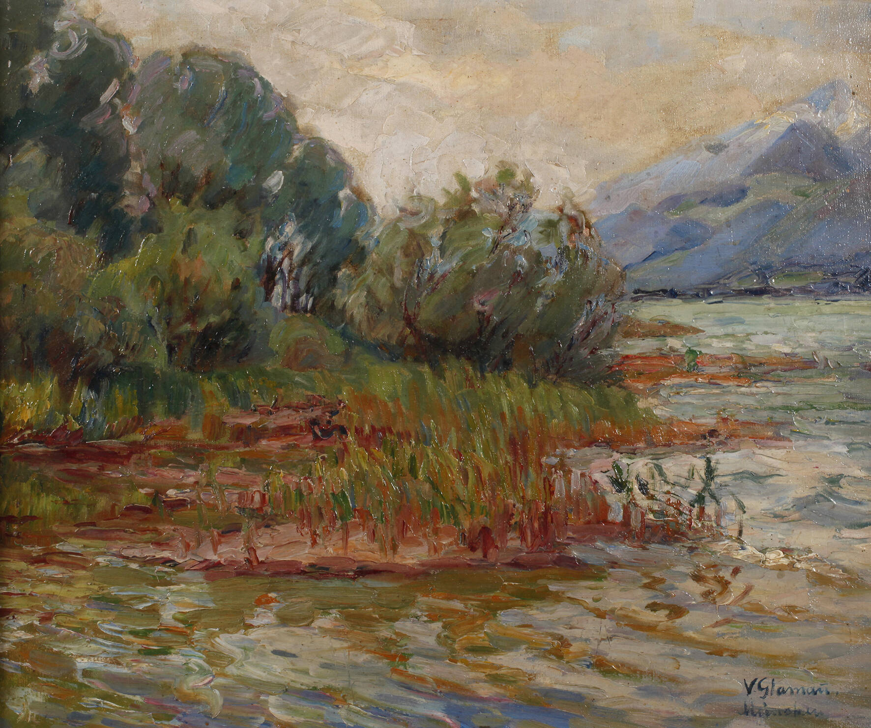 Valeska Glamann, "Bodenseeufer"