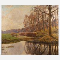 Hans Greinke, Herbststimmung am Weiher111