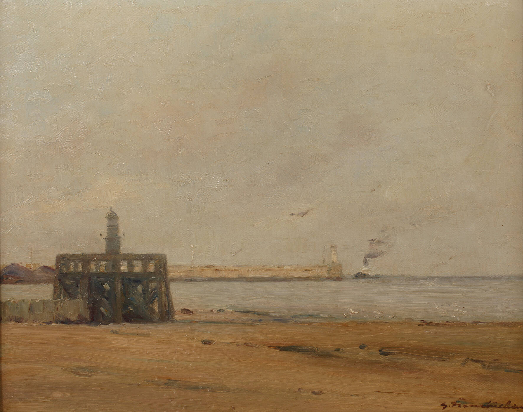 Georg Hambüchen, Am Meer