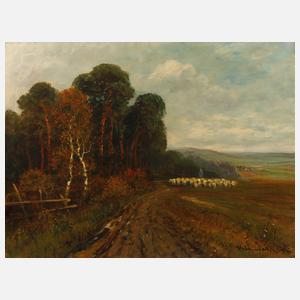 Heidendahl, "Eifellandschaft mit Schafherde"