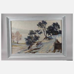 Willy Herrmann, winterliche Havellandschaft