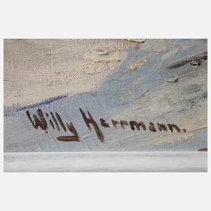 Willy Herrmann, winterliche Havellandschaft