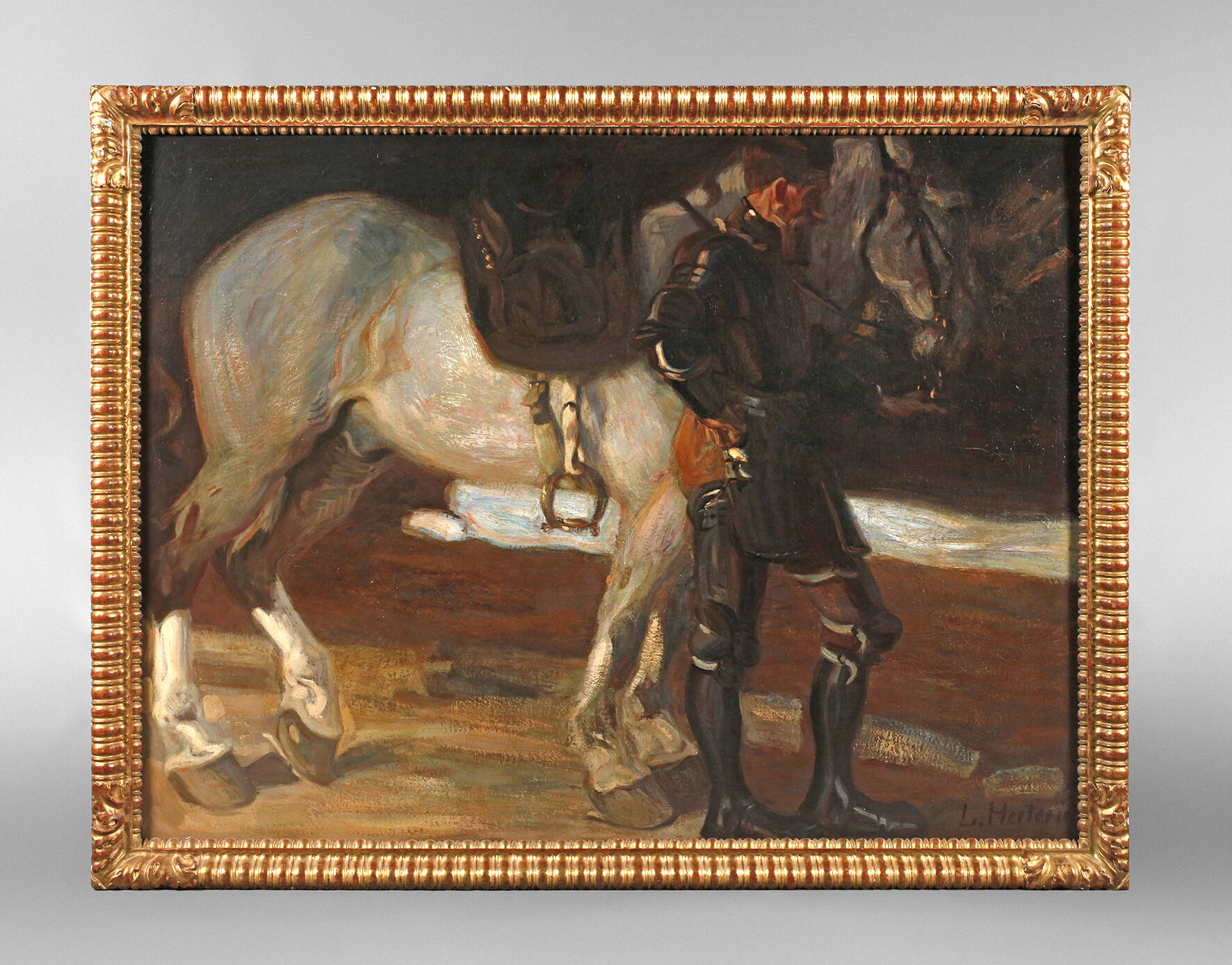 Prof. Ludwig von Herterich, "Ein Ritter"